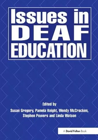 Issues in Deaf Education cover