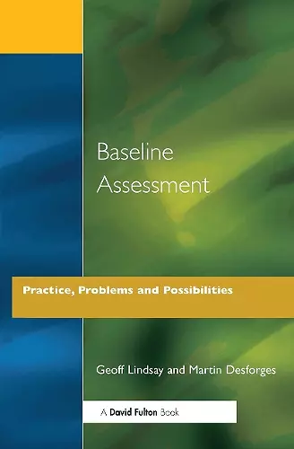 Baseline Assessment cover