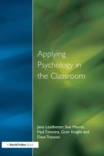 Applying Psychology in the Classroom cover