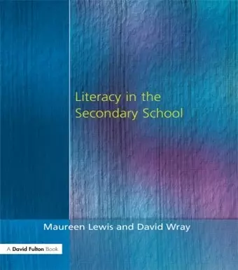 Literacy in the Secondary School cover