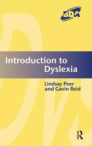 Introduction to Dyslexia cover