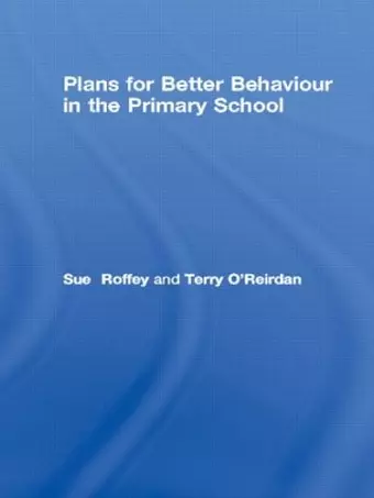 Plans for Better Behaviour in the Primary School cover