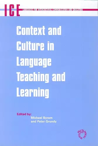 Context and Culture in Language Teaching and Learning cover