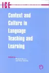 Context and Culture in Language Teaching and Learning cover