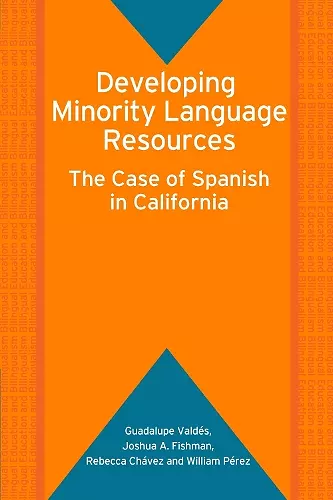 Developing Minority Language Resources cover