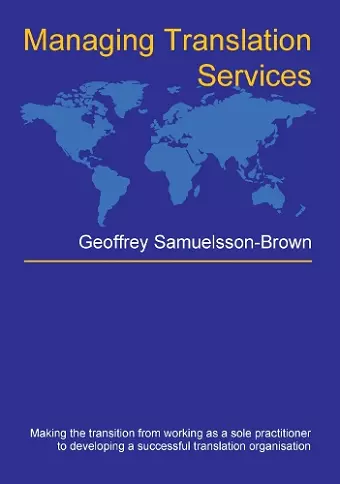 Managing Translation Services cover