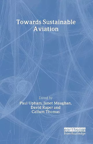 Towards Sustainable Aviation cover