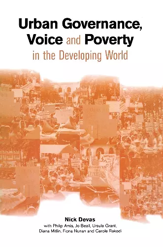 Urban Governance Voice and Poverty in the Developing World cover