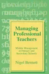 Managing Professional Teachers cover