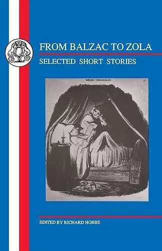 Balzac to Zola cover