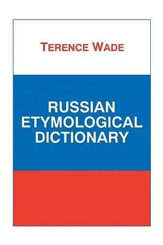 Russian Etymological Dictionary cover