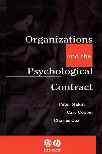 Organisations and the Psychological Contract cover