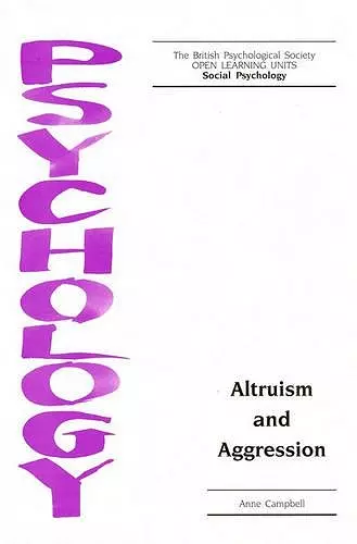 Altruism and Aggression cover