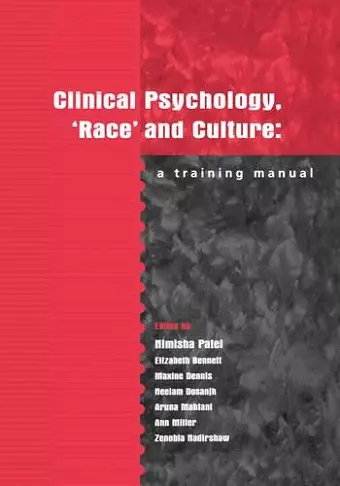 Clinical Psychology, 'Race' and Culture cover