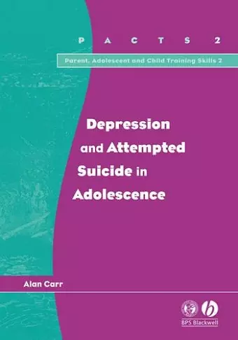 Depression and Attempted Suicide in Adolescents cover