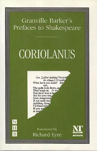 Preface to Coriolanus cover