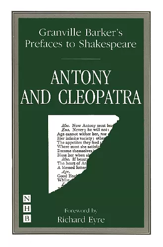 Preface to Antony and Cleopatra cover