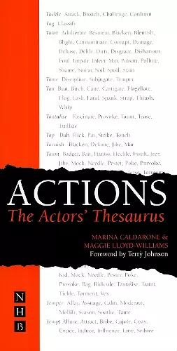 Actions: The Actors' Thesaurus cover