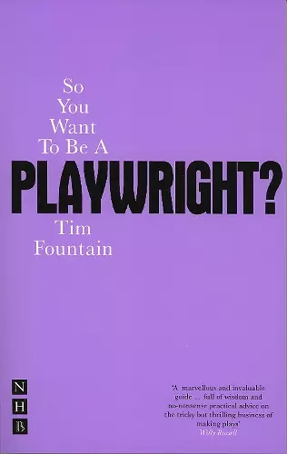 So You Want To Be A Playwright? cover