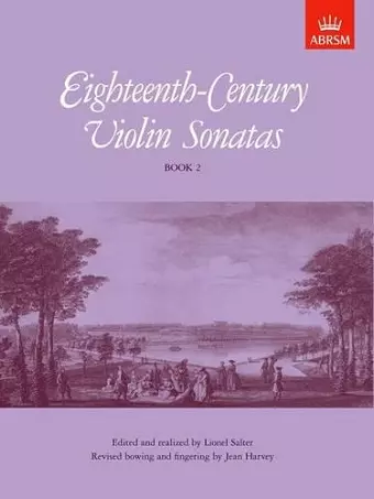 Eighteenth-Century Violin Sonatas, Book 2 cover