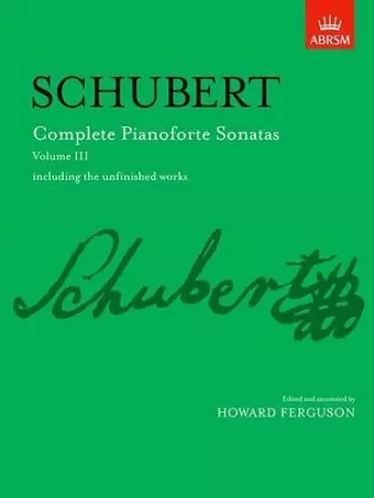 Complete Pianoforte Sonatas, Volume III cover