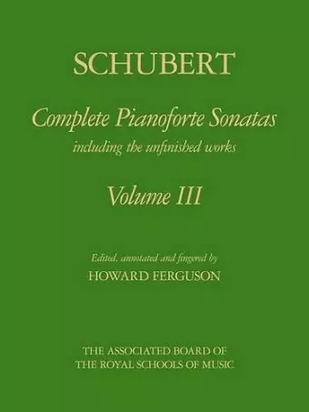 Complete Pianoforte Sonatas, Volume III cover