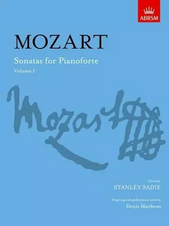 Sonatas for Pianoforte, Volume I cover