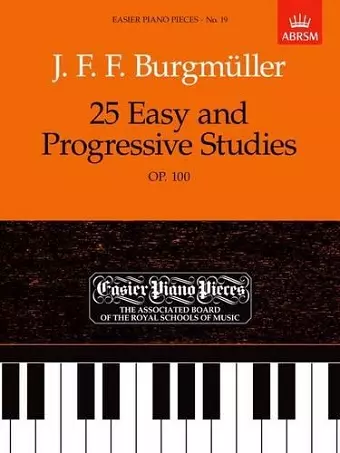 25 Easy and Progressive Studies, Op.100 cover