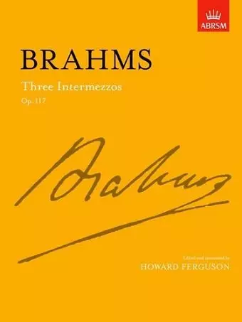 Three Intermezzos, Op. 117 cover