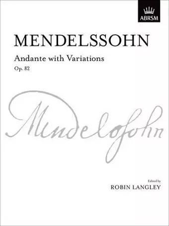 Andante with Variations, Op. 82 cover