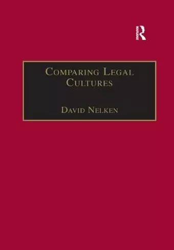 Comparing Legal Cultures cover