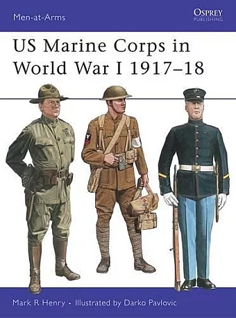 US Marine Corps in World War I 1917–18 cover