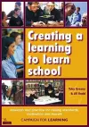 Creating a learning to learn school cover