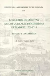 Los Libros de Cuentas de los Corrales de Comedias de Madrid: 1706-1719 cover