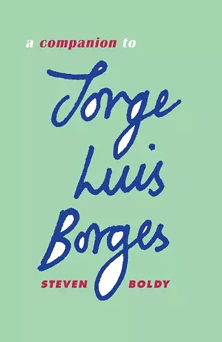 A Companion to Jorge Luis Borges cover