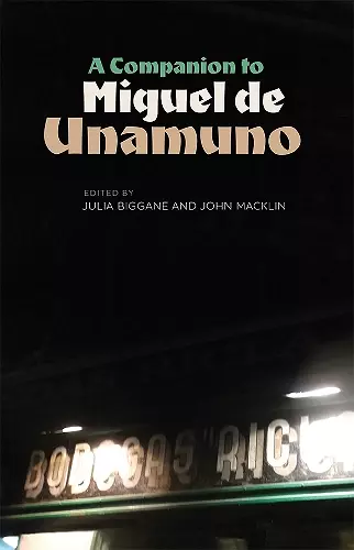 A Companion to Miguel de Unamuno cover