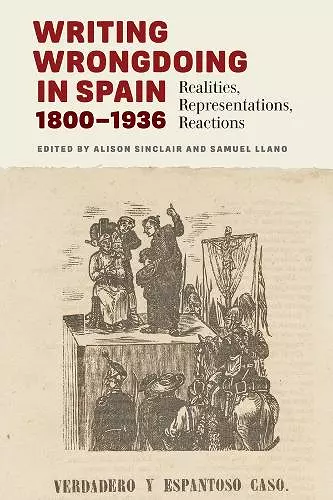 Writing Wrongdoing in Spain, 1800-1936 cover