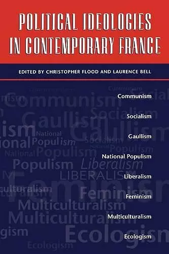 Political Ideologies in Contemporary France cover