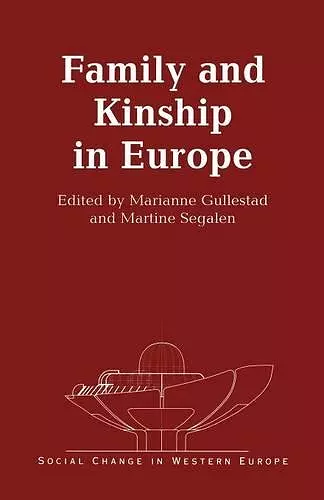 Family and Kinship in Europe cover