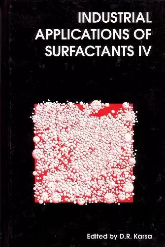 Industrial Applications of Surfactants IV cover