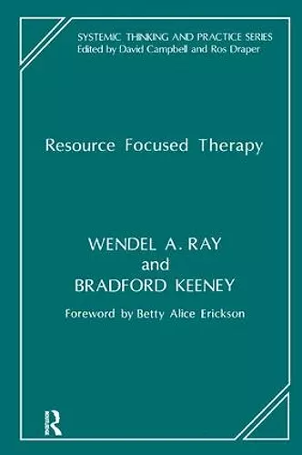 Resource Focused Therapy cover