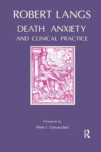 Death Anxiety and Clinical Practice cover