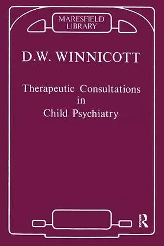 Therapeutic Consultations in Child Psychiatry cover