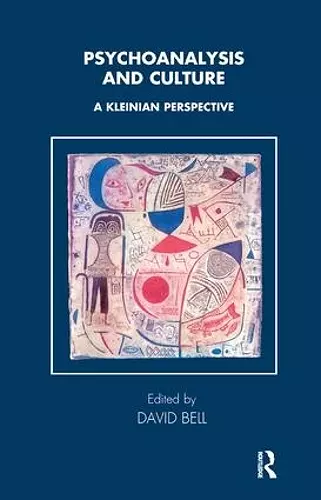 Psychoanalysis and Culture cover