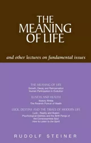 The Meaning of Life and Other Lectures on Fundamental Issues cover