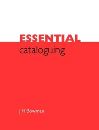 Essential Cataloguing cover