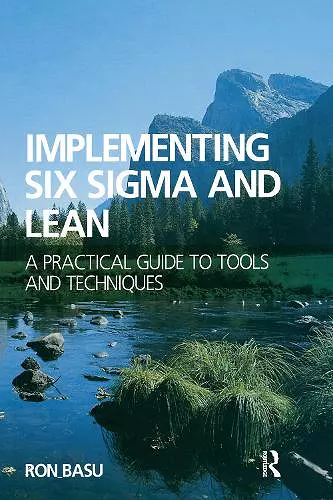 Implementing Six Sigma and Lean cover