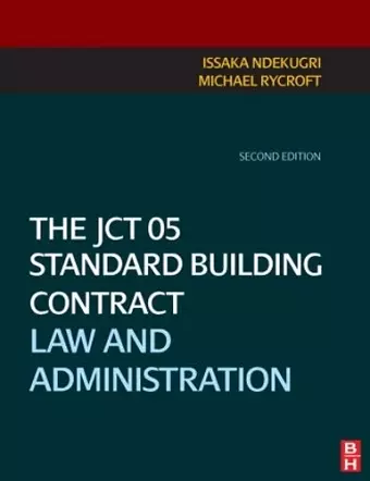 The JCT 05 Standard Building Contract cover