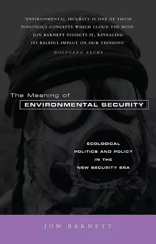 The Meaning of Environmental Security cover