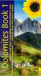 Dolomites Sunflower Walking Guide Vol 1 - North and West cover